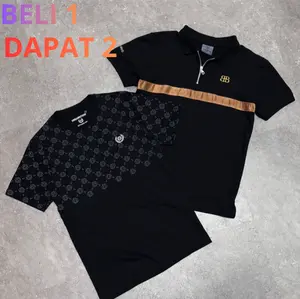TEBUS MURAH BELI 1 DAPAT 2 Promo Terbatas Beli 1 dapat 2 item poloshirt&kaos Cotton Combed 24s High Quality