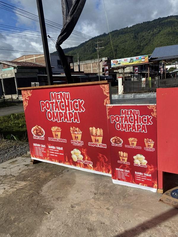 Menu potachik Om papa , Es teh ompapa