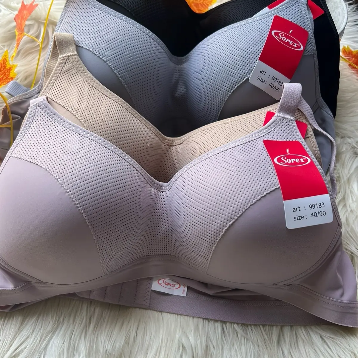 SILKY SOFT SOREX SUTRA TERNYAMAN  BRA SOREX 99183 cup B to C busa sedang tanpa kawat silky soft berpori
