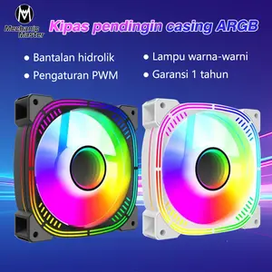 Mechanic Master  Komputer CPU Fan Casing 12cm ARGB 12 volt fan processor heatsink pendingin kipas angin