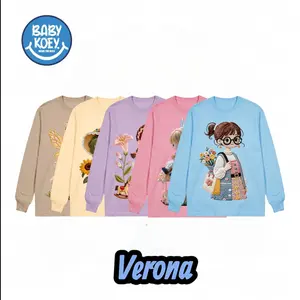 kaos lengan panjang anak oversize VERONA