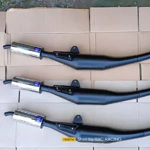 Knalpot Satria 2 tak hiu/lumba standar racing ORIGINAL RAC RACING EXHAUST