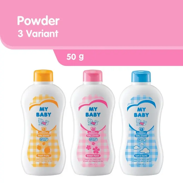 MY BABY POWDER ALL VARIAN + UKURAN BEDAK TABUR BAYI
