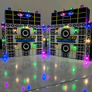 Miniatur Truk Sound Horeg Mania Sound System Mainan Anak Viral Suport Bluetooth & Memory Card dengan Lampu Warna-warni