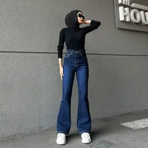 Jeanstyle - Celana Jeans Panjang Cutbray Wanita Highwaist Street Loose Melar Premium Kekinian Terbaru