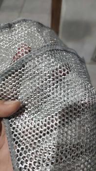 Product Review of (Isi 10pcs) Kain Lap Dapur Kawat Perak Metalik Bentuk Persegi Halus Sebaguna / Pembersih Panci Piring Kain Cuci Piring Kawat / Lap Cleaning/kain lap microfiber from @**2 0