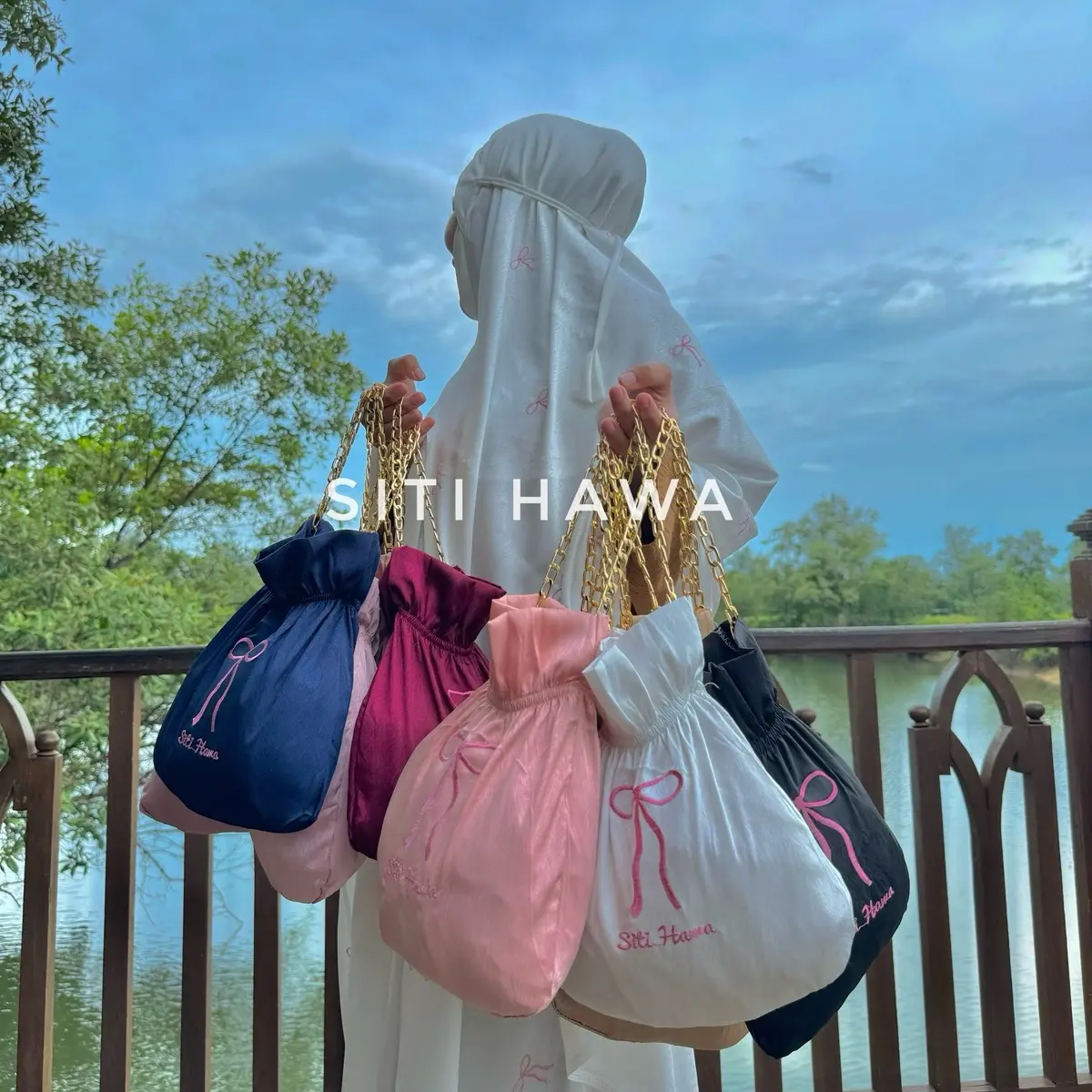 Telekung Siti Hawa coquette