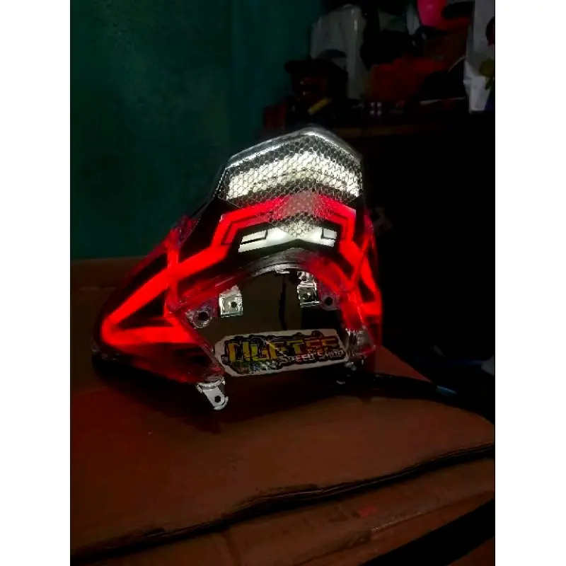 STOPLAMP HONDA VARIO 125 OLD BOHLAM CUTOM LAZY LIGHT SEIN RUNING TINGGAL COLOK STOPLAMP VARIO 125 TECHNO WELCOME RUNNING 5
