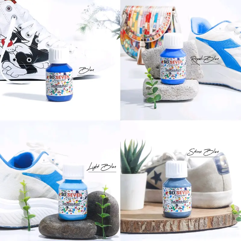 Cat Sepatu Waterbased, Canvas, Denim, Mesh, Suede, Nubuck, Tas, Topi 5