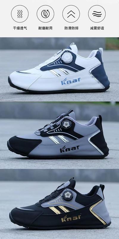 Product Introduction of Men's Shoes New Sports Casual Shoes Student Riding Sneakers Rotating Button Toe-Wrapped Shoes Fashionable Breathable Daddy Shoes Closed Runner Trainers Training Running Walking Shoes Footwear 2