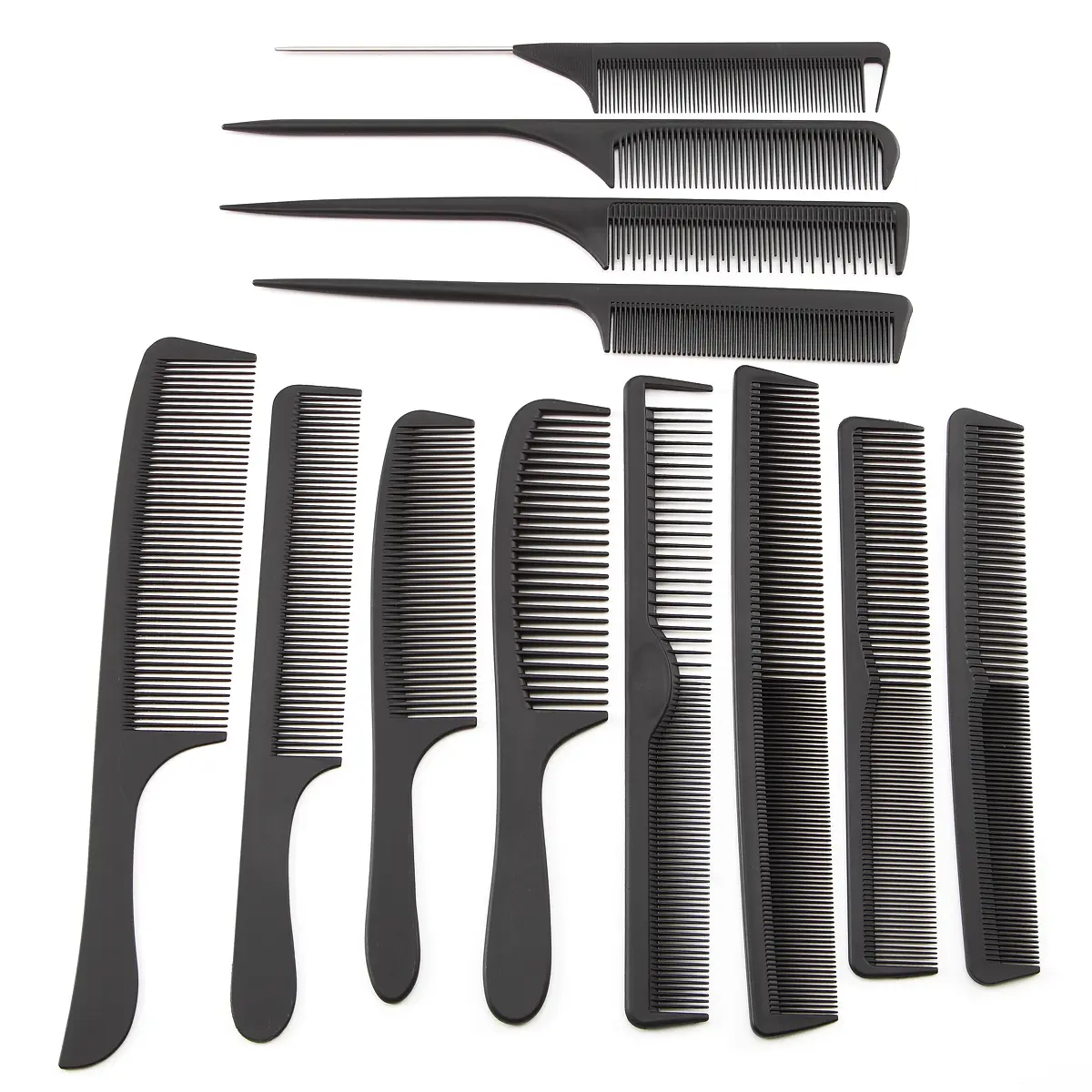 12 Style Anti-static Pro Salon Combs Tangled Straight Hair Brushes Girls Ponytail Comb Hair Care Styling Tools