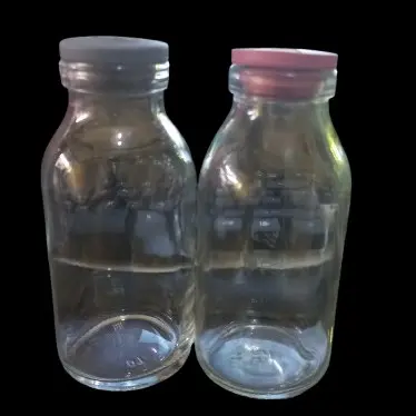 botol asi 100ml, botol kaca asi 100ml lengkap dengan tutup karet Peralatan 1
