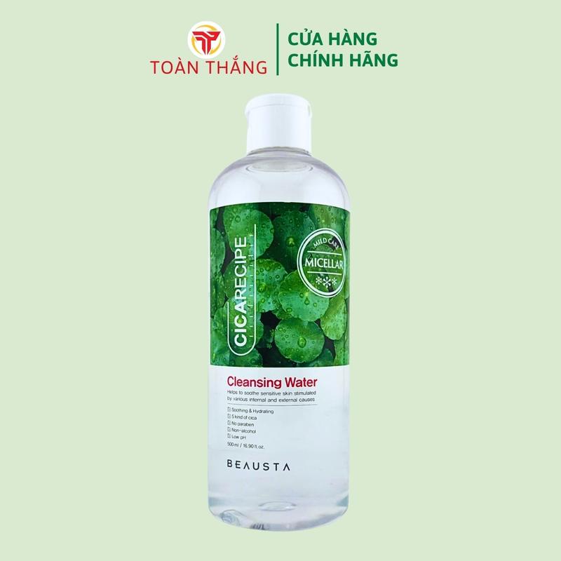 1 Chai Nước Tẩy Trang 500ml B.e.a.u.s.t.a Cicarecipe Hàn Quốc Mã Mới SP001550