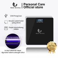 Gambar HAN RIVER Timbangan badan digital/timbangan digital/timbangan digital badan (Berat Maksimal 180kg) HRDZC02BK dari Ccare Indonesia Kota Administrasi Jakarta Pusat 4 Tokopedia