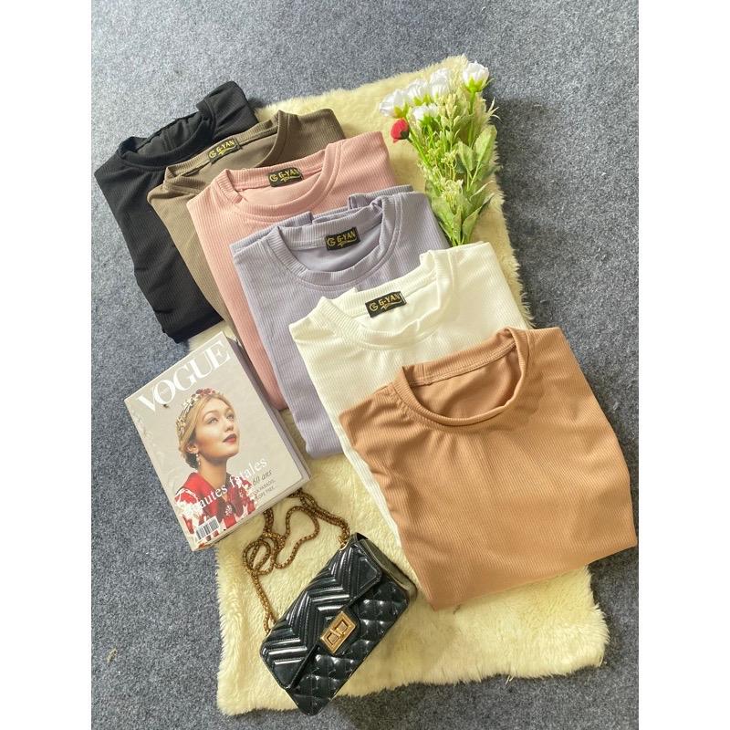 Product Introduction of MM - Inner Knit Gamis Wanita Lengan Buntung Best Seller  Baju Panjang Muslim Dress Dewasa Hitam Polos Remaja 7