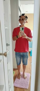 Product Review of MIG Premium 200gsm Technology Cotton Comfortable Round Neck Short Sleeve Oversized Plain T Shirt - 1112O from A**t L** 0