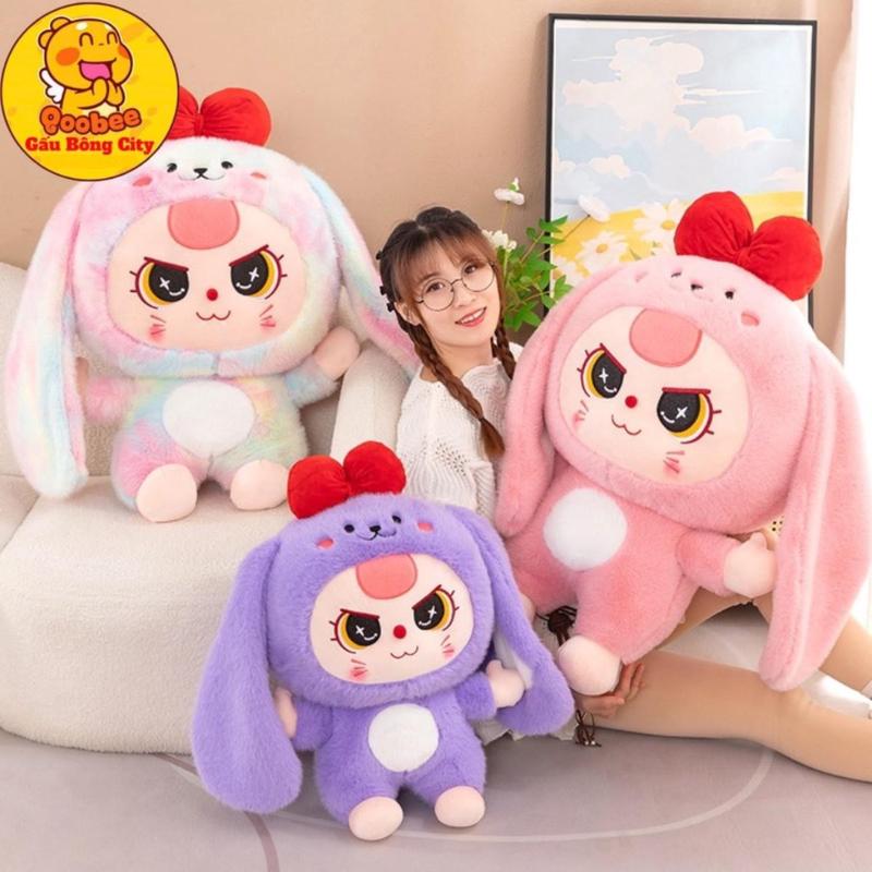 Thú Nhồi Bông Baby Three Mặt Thêu - Gấu Bông Baby Three Bé Ba Blind Box…