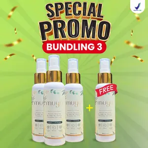 Deodorant Whitening [ DAPAT 4 BOTOL ] Bebas Alkohol Lokal - Memutihkan Ketiak -48 jam anti Bau