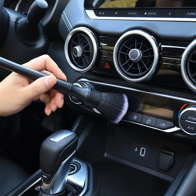 Car air conditioning outlet clean scrub car Beauty details Soft hair silk dust gap interior automotive supplies