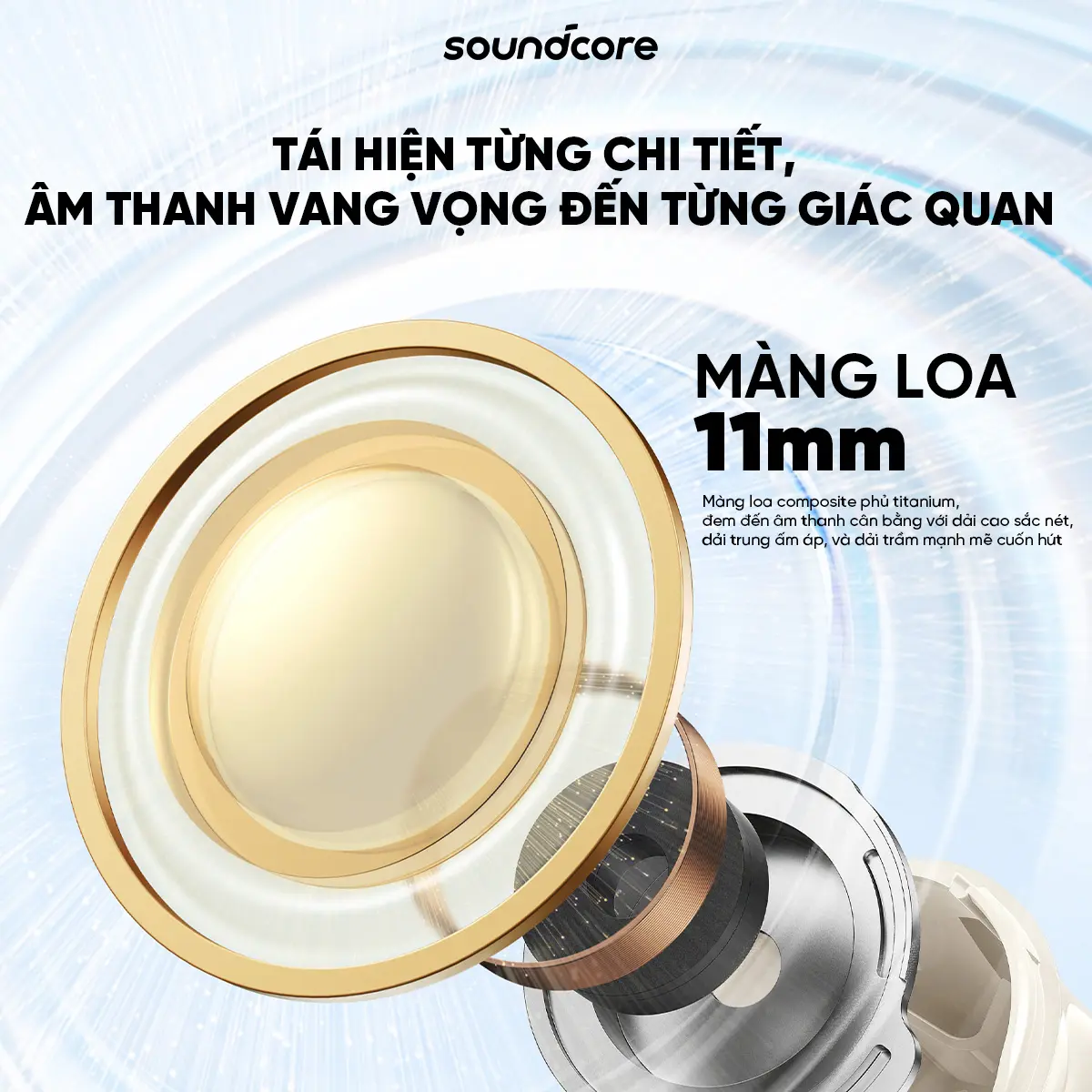Tai nghe bluetooth Soundcore P40i | Chống ồn chủ động ANC | Pin trâu| Dịch thuật AI trên App | Đàm thoại vượt trội- Tai nghe không dây headphone chụp tai- Bảo hành 18 tháng- Hàng chính hãng | BigBuy360 - bigbuy360.vn