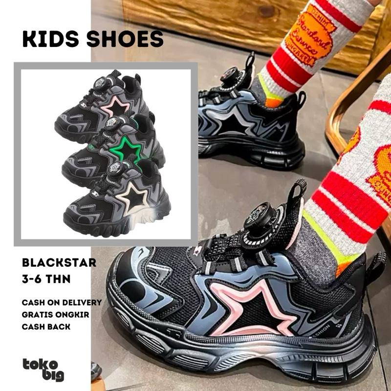 [Tokobig] Import Shoes Blackstar Sepatu Anak Import Laki Perempuan Sneakers Anak Laki Perempuan Size 26-32 0