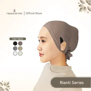 Rayascarves - Ciput Anti Budeg - Inner Hijab Tali Besar Lubang Telinga Rayon Airflow - Rianti Series