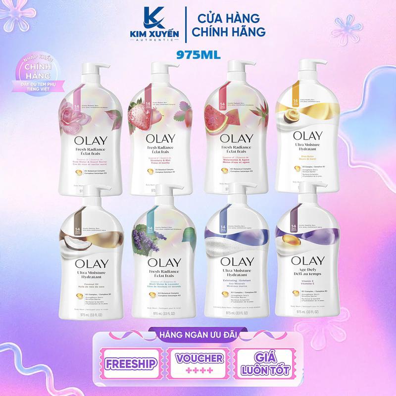 Sữa tắm toàn thân OLAY Body Wash 650ML / 975ML - USA