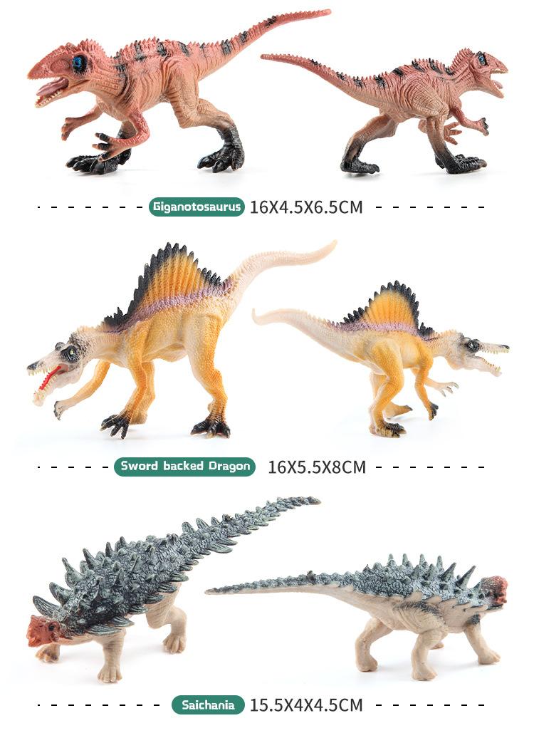 Product Introduction of Jurassic dinosaur model, kids toy, small dinosaur Model, multi Stegosaurus and Triceratops decoration, suitable for decoration, animal dinosaur theme 23