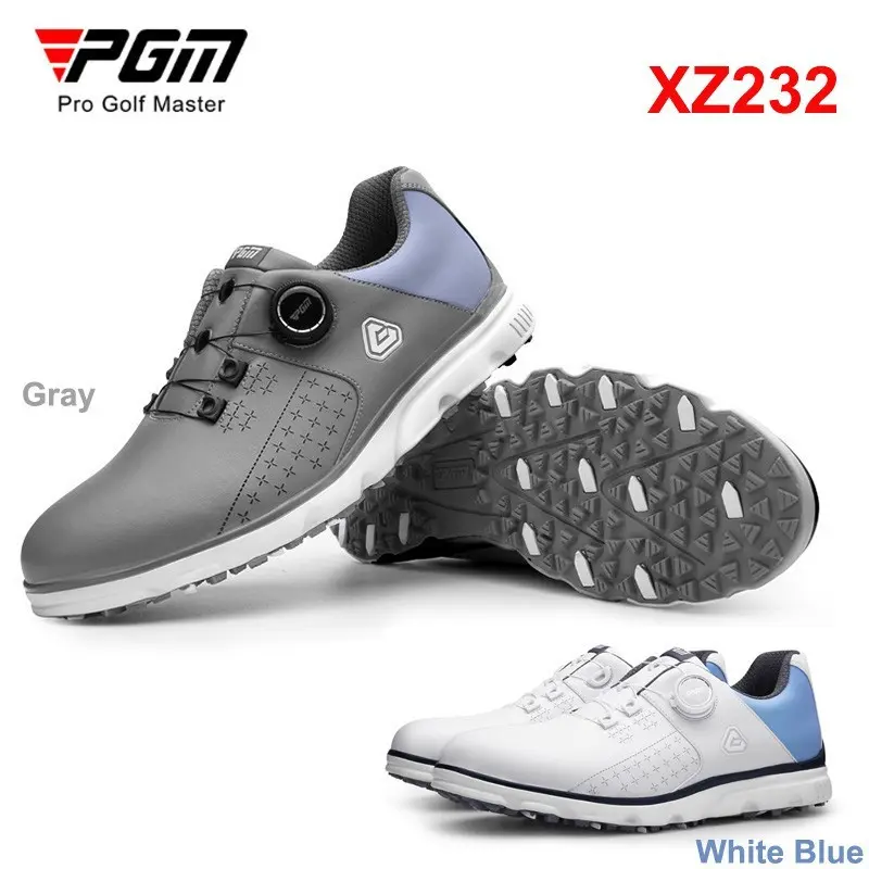 PGM Sepatu Golf Pria Fitgo Boa Waterproof Microfiber Leather XZ232