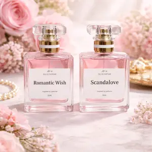 [ beli 1 gratis 1 ] Parfum Romantic Wish & Scandalove untuk Cewek & Cowok Wangi Tahan Lama Elegan Cocok untuk Harian & Acara Spesial