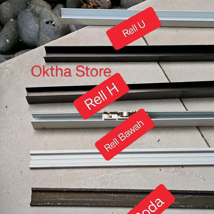 Dimensi Rell Jual Rell Alumium Mix Lengkap Rel Bawah H U M Rell Bawah untuk Etalase ...