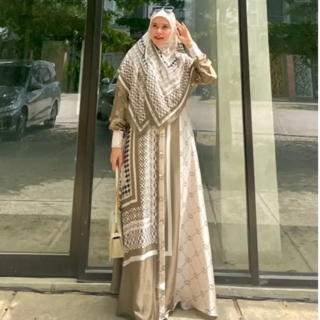 GAMIS KAFFAH DP DITHYA PRATIWI SIGNATURE | GAMIS PRINTING PREMIUM ORIGINAL