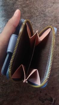 Product Review of Dompet Lipat Zipper Compact Wanita Korean Style Kartu dan Koin from a** c**a 1