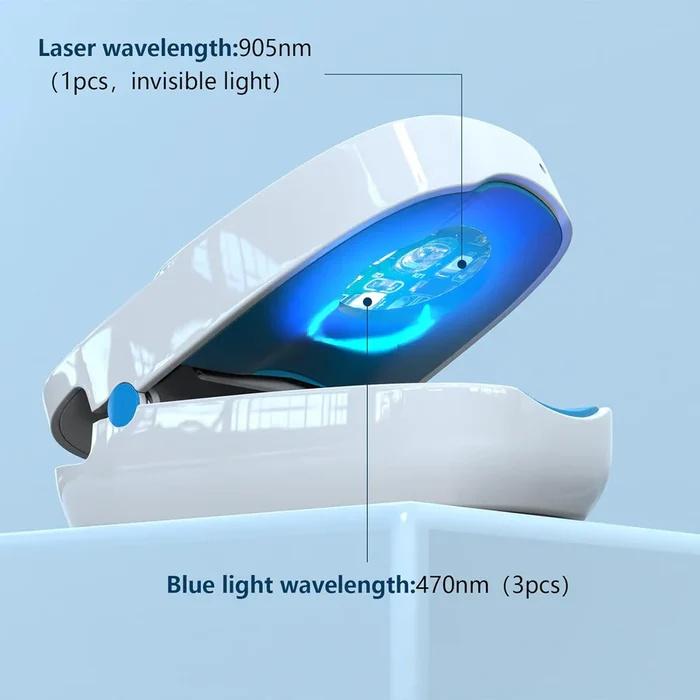 Nail Fungus Light Device For Toenail,Fingernail Fungus Treatment Extra Strength With 407nm Blue Light & 905nm light For Nail Fungus & Onychomycosis,Toe Nail Fungus Removal At Home 1