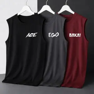 PAKET HEMAT Kaos Singlet Lekbong Pria 3 Pcs 50ribu Atasan TankTop Singlet Santai GYM Cowok Bahan Katun Lembut Nyaman Ukuran M L XL XXL Dewasa