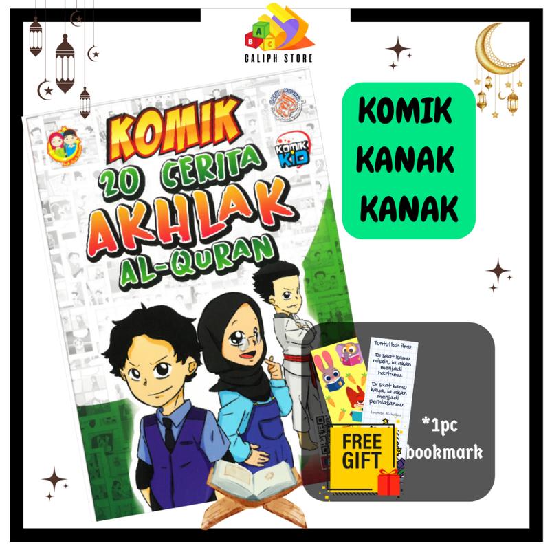 Buku Komik 20 Cerita Akhlak Al-Quran | Komik Islamik Untuk Kanak ...
