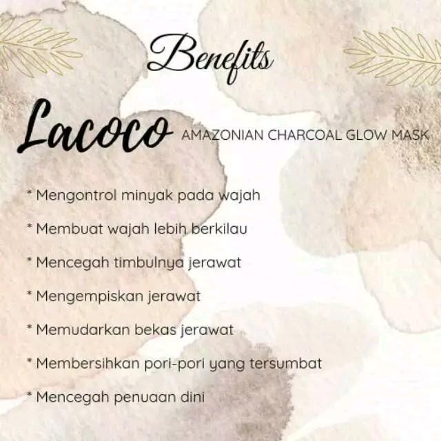 LACOCO AMAZONIAN CHARCOAL GLOW MASK/CMASK hempaskan bekas jerawat 5