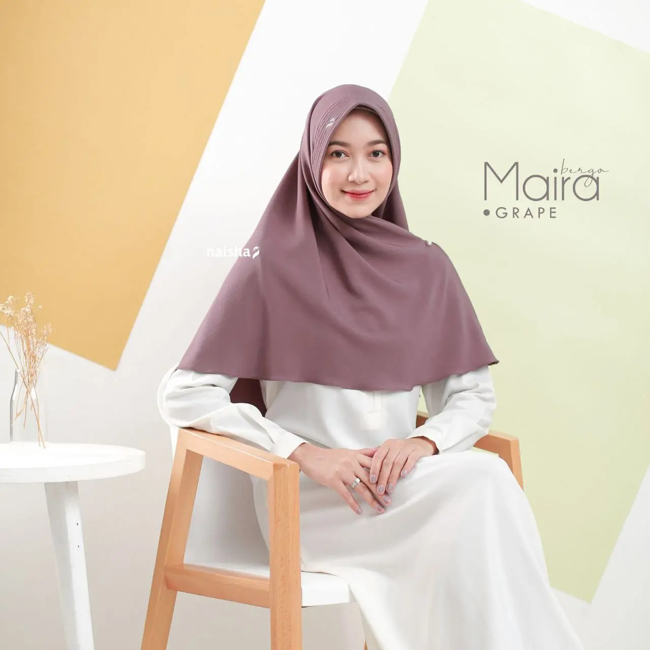 Maira Hijab bergo instan premium / hijab instan murah kekinian khimar Pad Soft Stretch Muslim