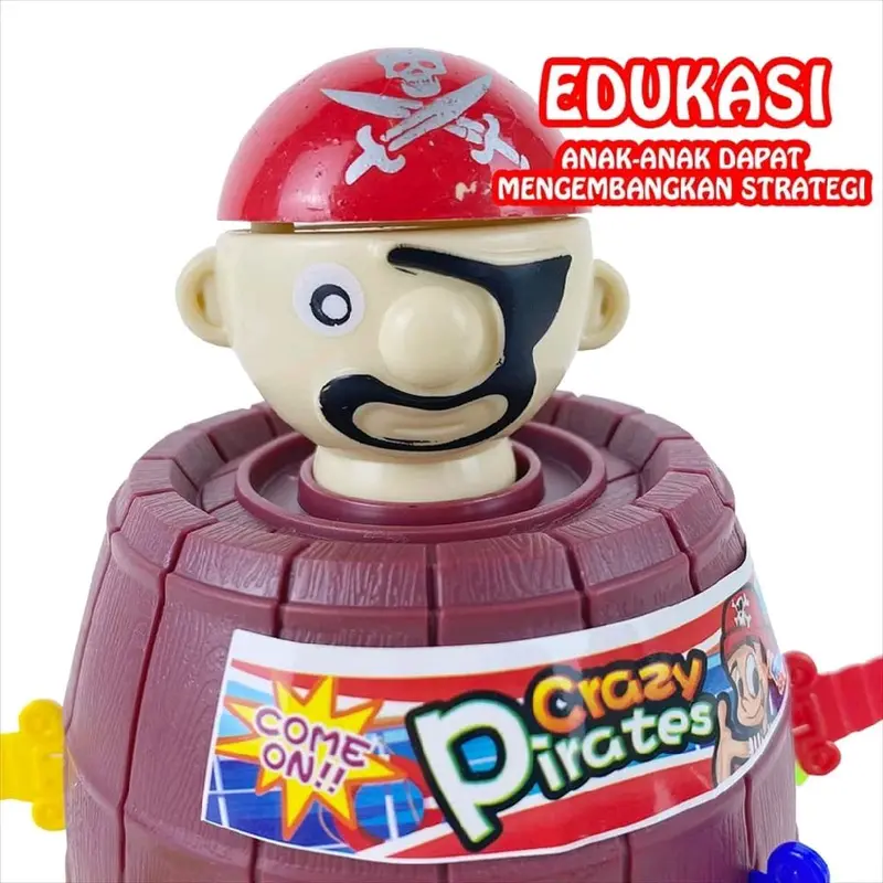 Mainan Pirate Roulette Game Running Man / Mainan Prank Tong Bajak Laut Crazy Pirates MU 07 3