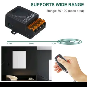 Relay Switch Remote Control Dengan Jarak Lebar 50-100m untuk Area Terbuka