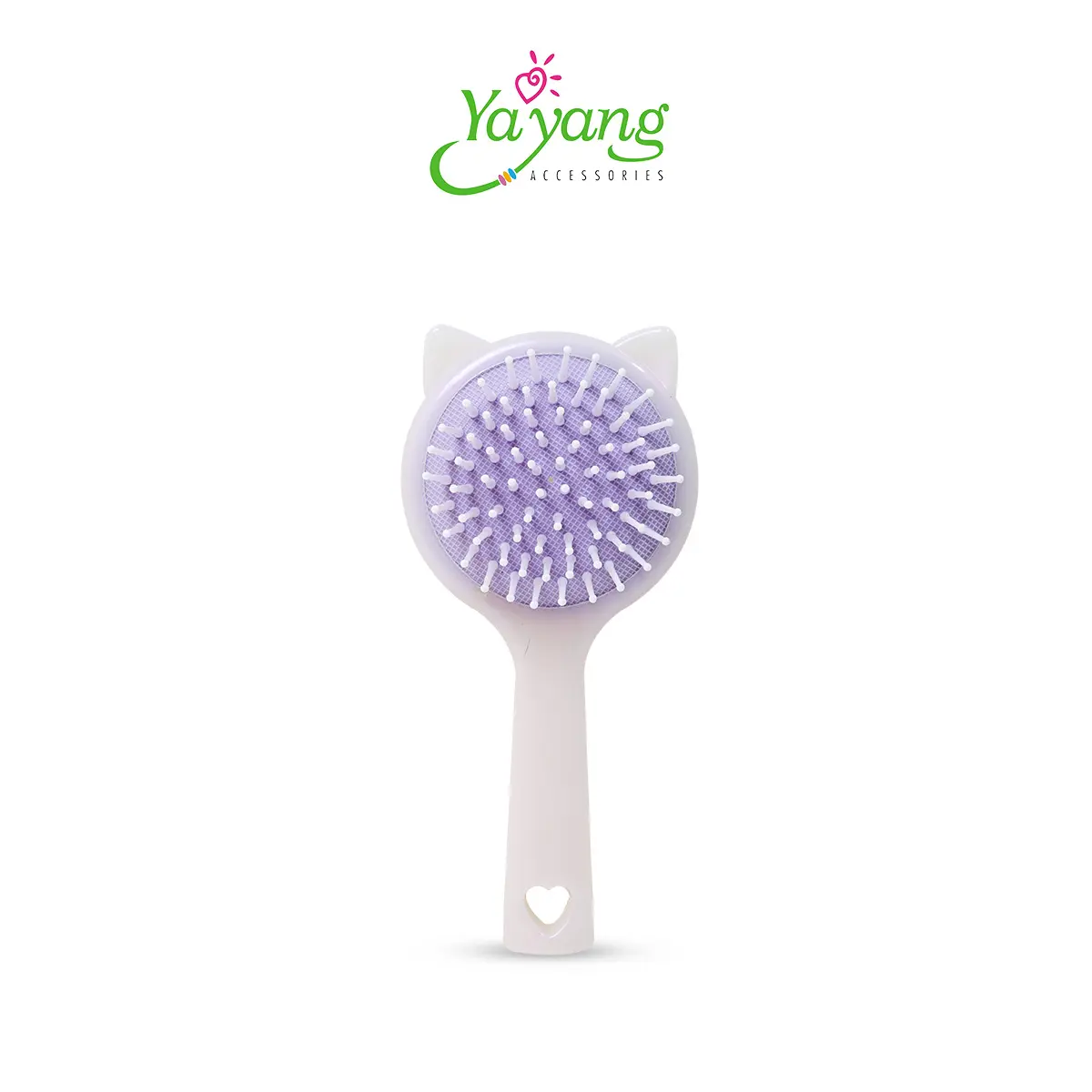 YAYANG Sisir Anak Bentuk Kepala Kucing Lucu Mewah Pearl Anti Kusut -  Sisir Anak Lucu - NZS1151