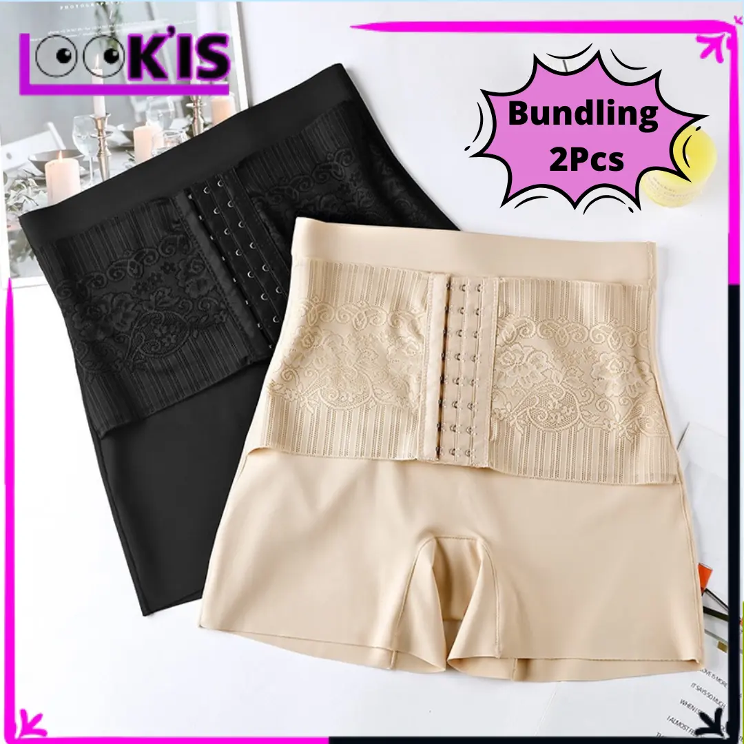 BUNDLING 1PCS 2PCS Celana Dalam Korset 6707 Slimming Pants High Waist Pembentuk Tubuh CD Wanita