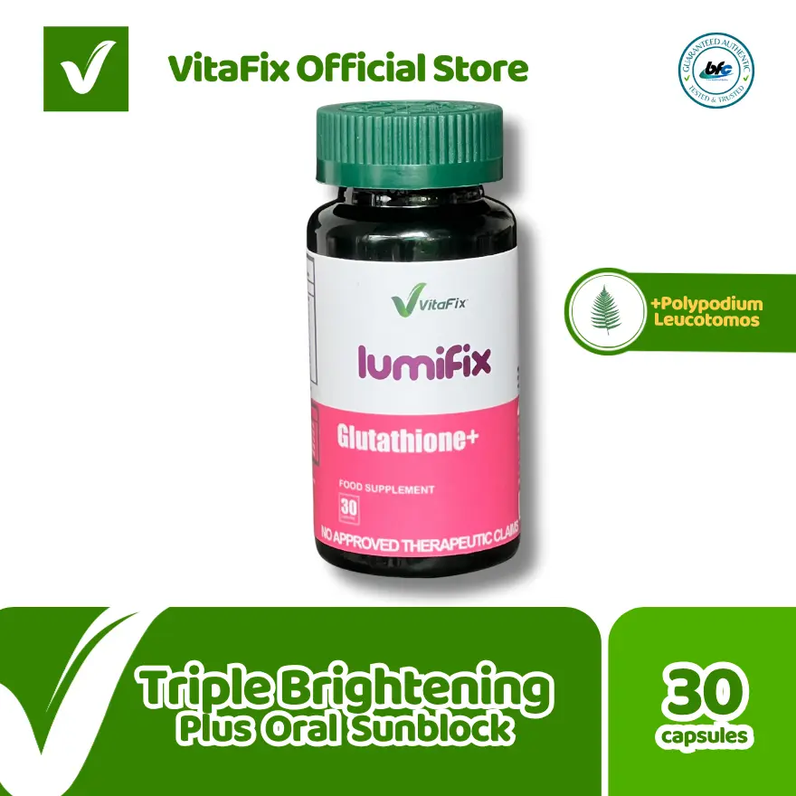 LumiFix For Skin Whitening, Moisturizing with Oral Sunblock Technology