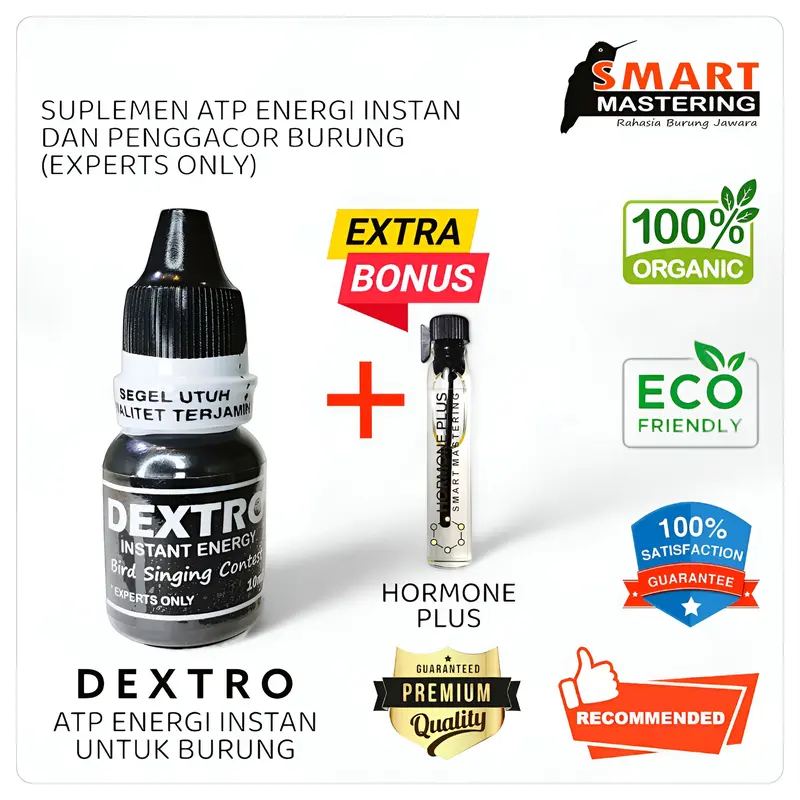 DEXTRO Black Edition Serum ATP dan Penggacor Burung (Terbaik, Best Seller) 0