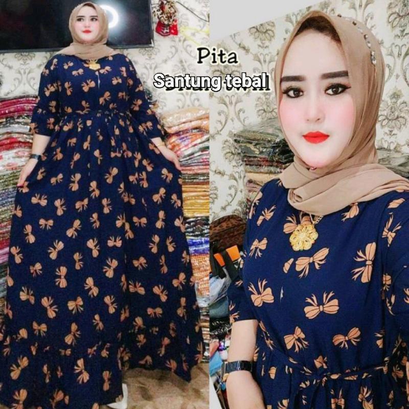 Gamis jumbo pita Gamis kupu gamisterbaru 6