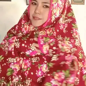 mukena terusan mutif bunga