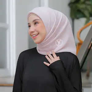 HYFLY - Hijab Polly PARIS Cotton Segiempat Polos Square Muslim Kerudung HYFLY - Hijab Polly PARIS Cotton Segiempat Polos Square Muslim Kerudung