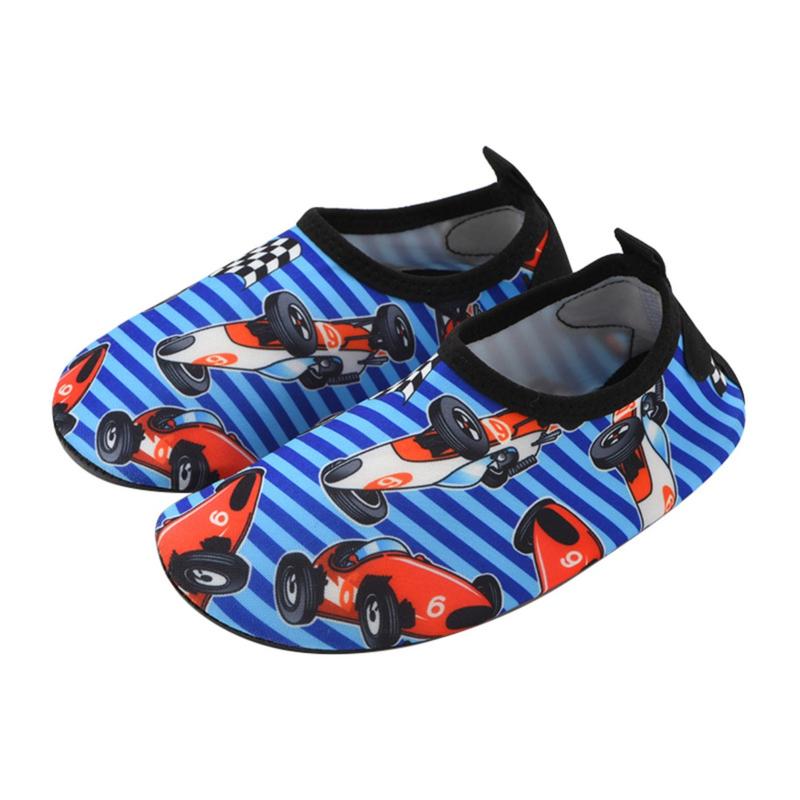Product Introduction of Children's New Beach Shoes for Boys and Girls Barefoot Anti slip Wading Diving Shoes with Soft Sole Rubber Shuoxi Shoes 48