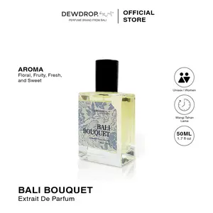 DEWDROP Parfum Bali Bouquet Extrait De Perfume 50 ML Long Lasting Fragrance Unisex DEW-M-BB