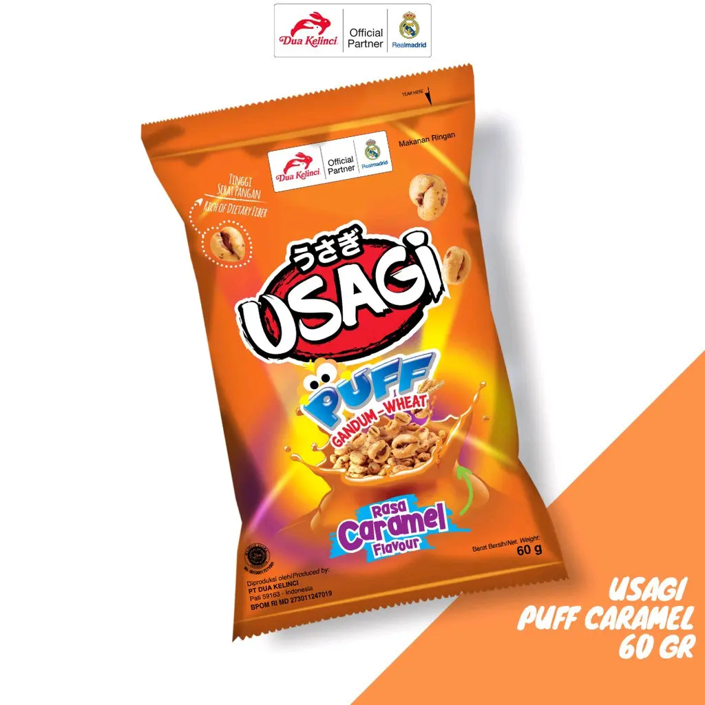 Usagi Puff Caramel 60 gram
